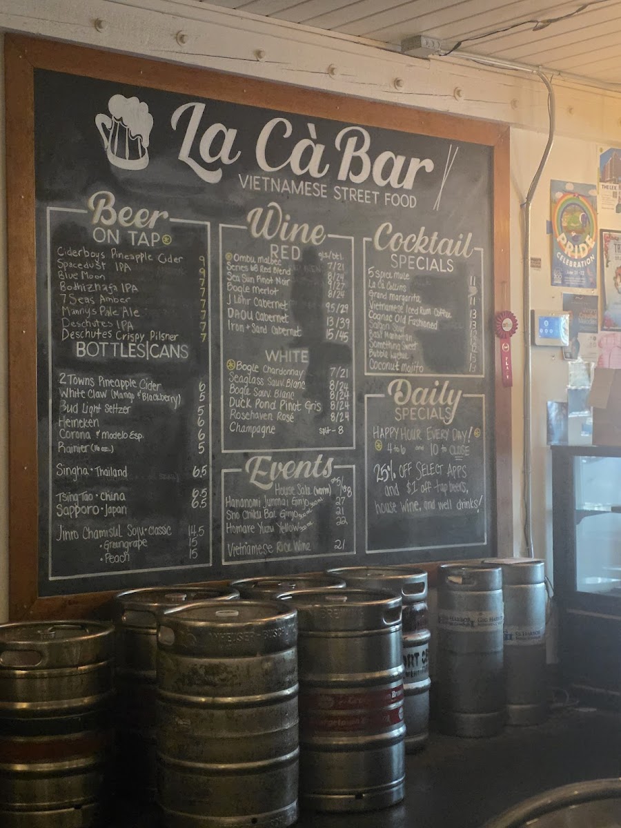 La Cà Bar Menu - Image 4